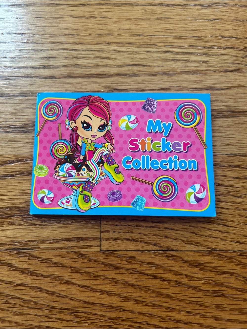 Lisa Frank Vintage Empty Sticker Small Book